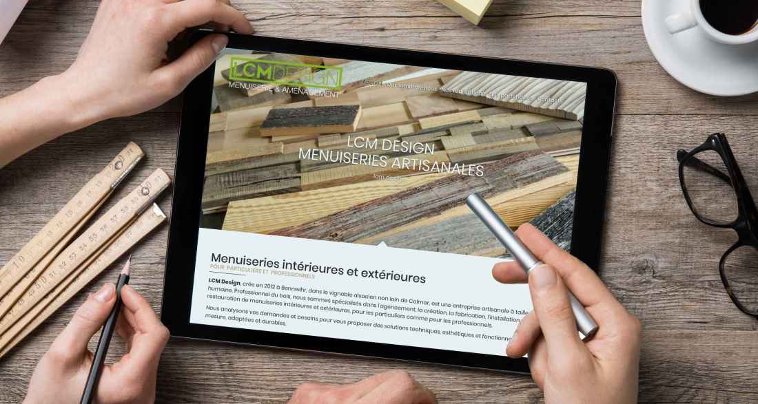 LCM Design, menuiserie bois et agencements sur-mesure à Mulhouse et Colmar.